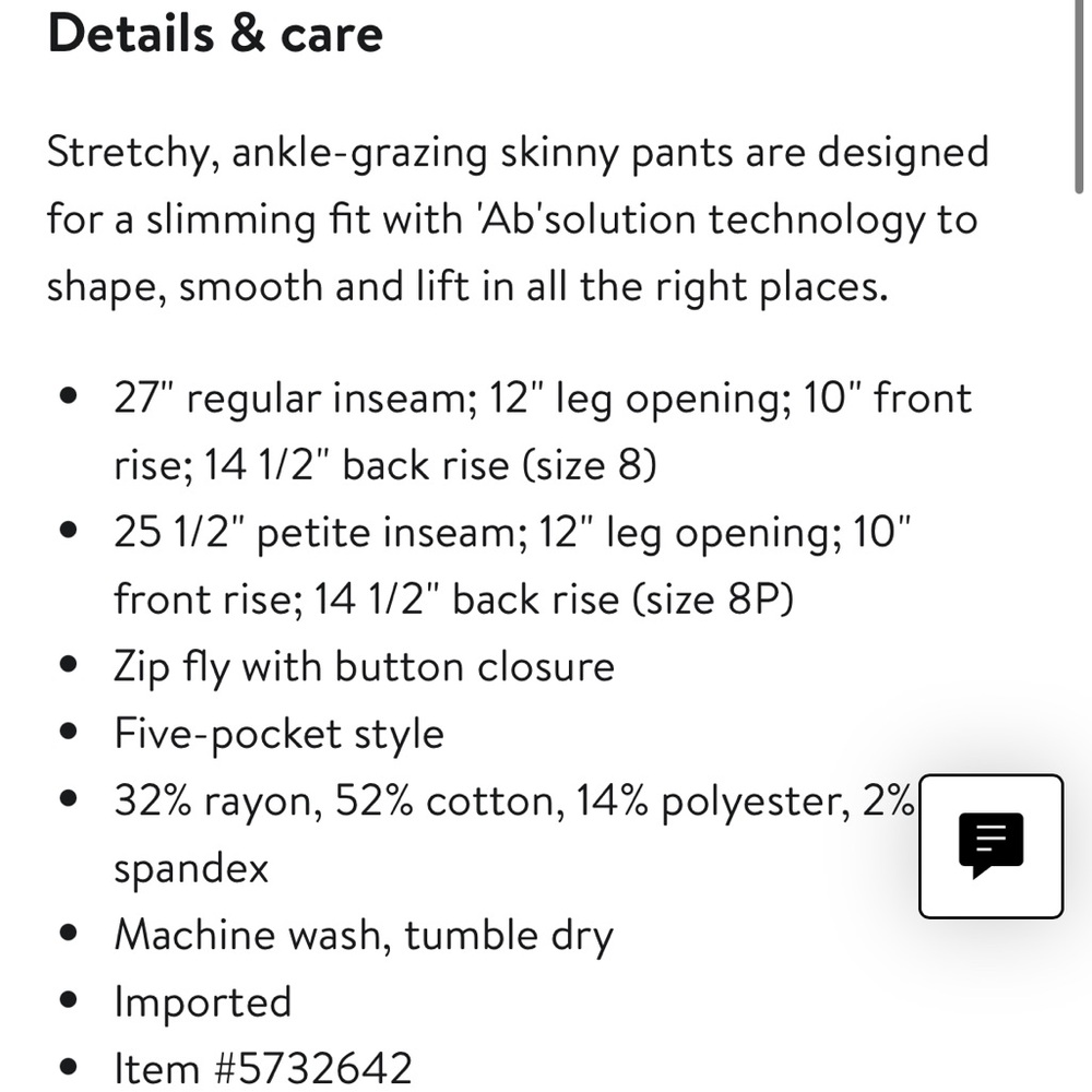 Wit & Wisdom Ab Solution Pants - image 7